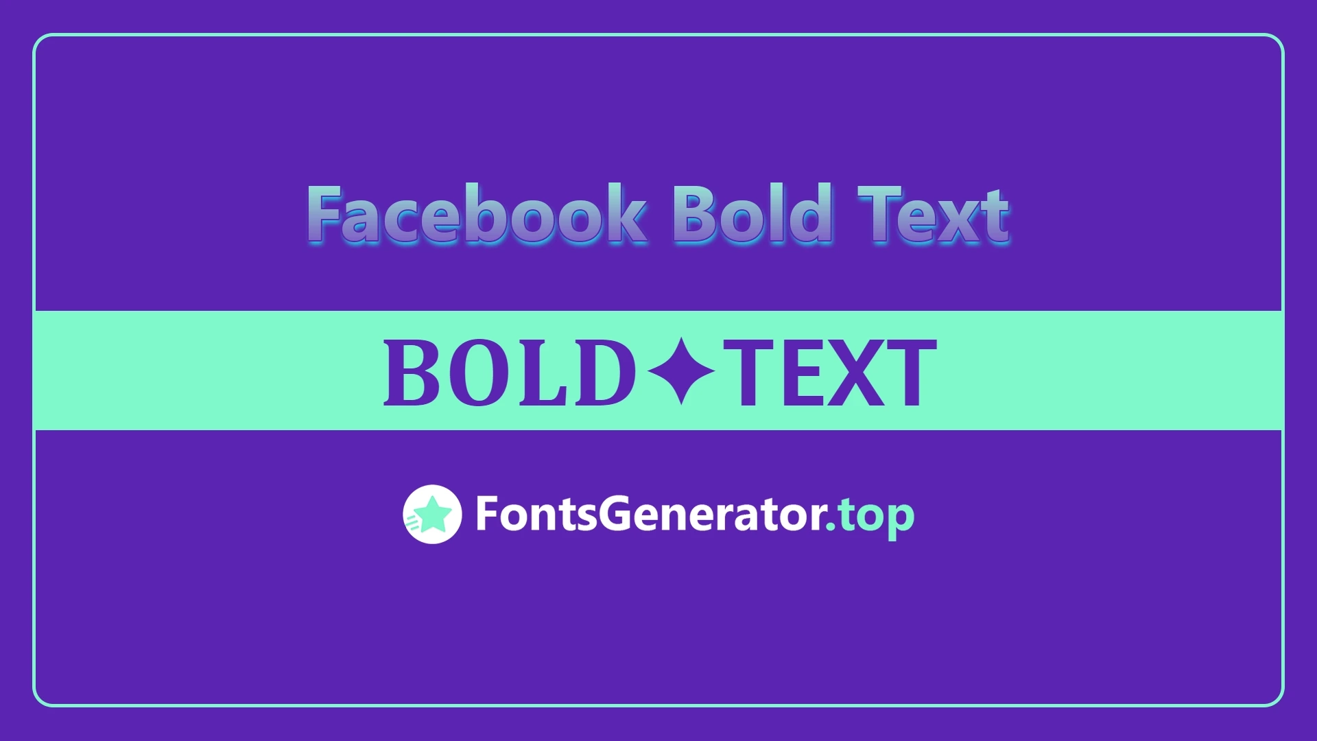 Facebook Bold Text