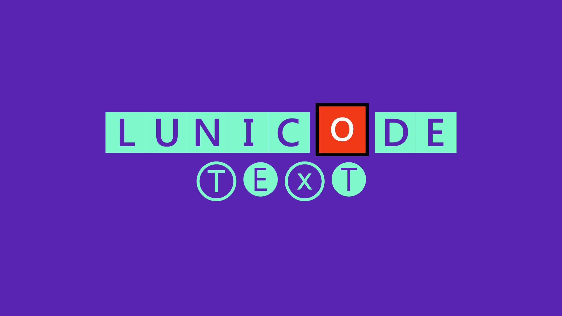 Lunicode Text Generator