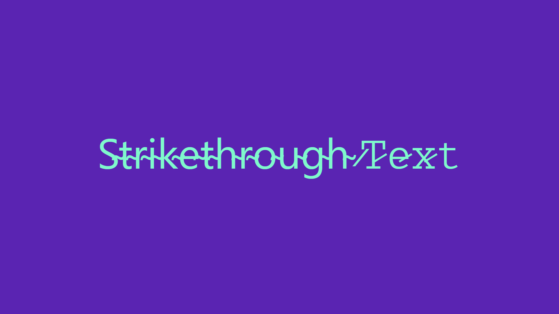 Strikethrough Text Generator